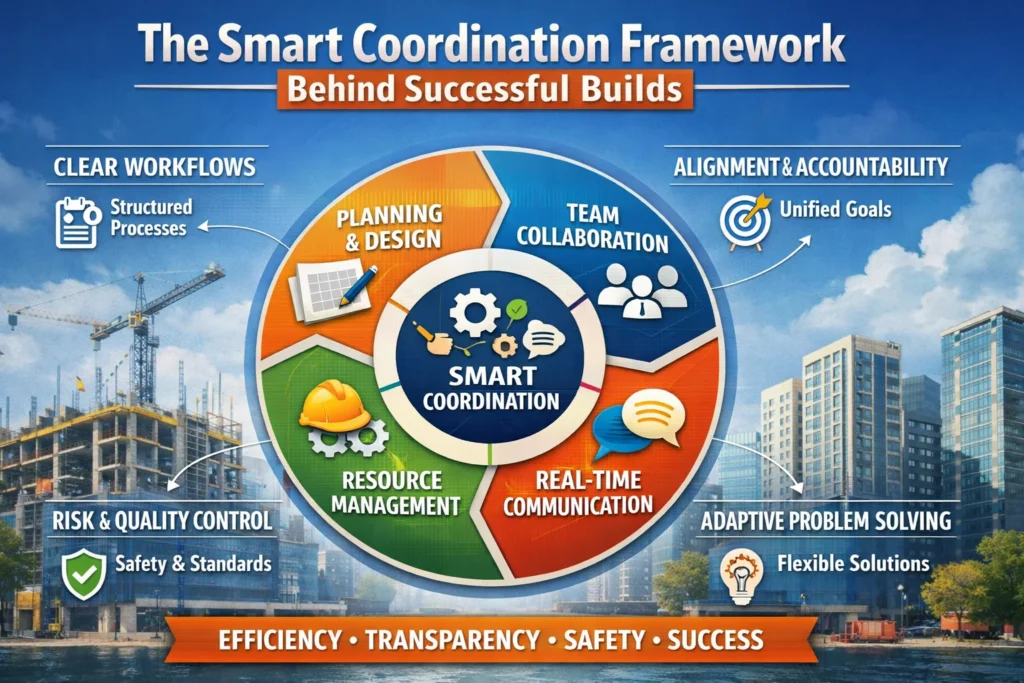 The Smart Coordination Framework Behind Successful Builds
