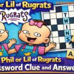 phil or lil of rugrats crossword